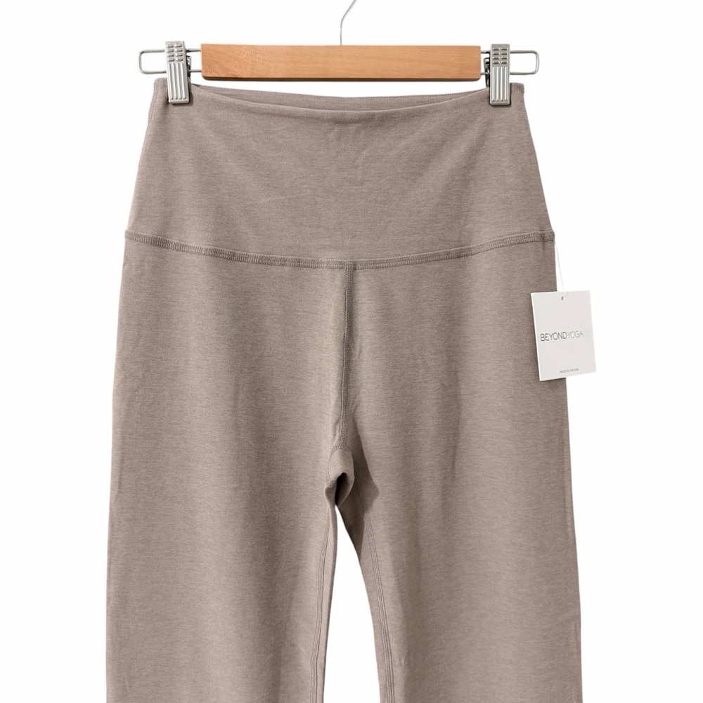 Beyond Yoga Practice Flare Bootcut Pants - Birch Heather
